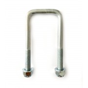 M12 Square Electro-Plated U Bolts 65MM Width X 120MM Length